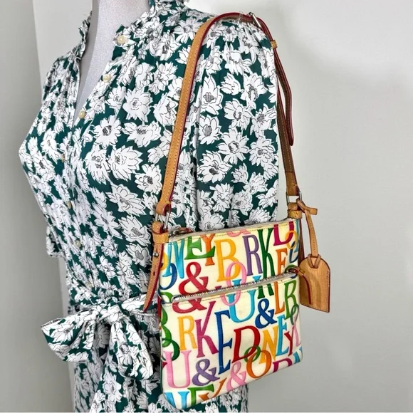 Dooney & Bourke Rainbow Adjustable Strap Crossbody Bag Multicolor - Picture 4 of 10